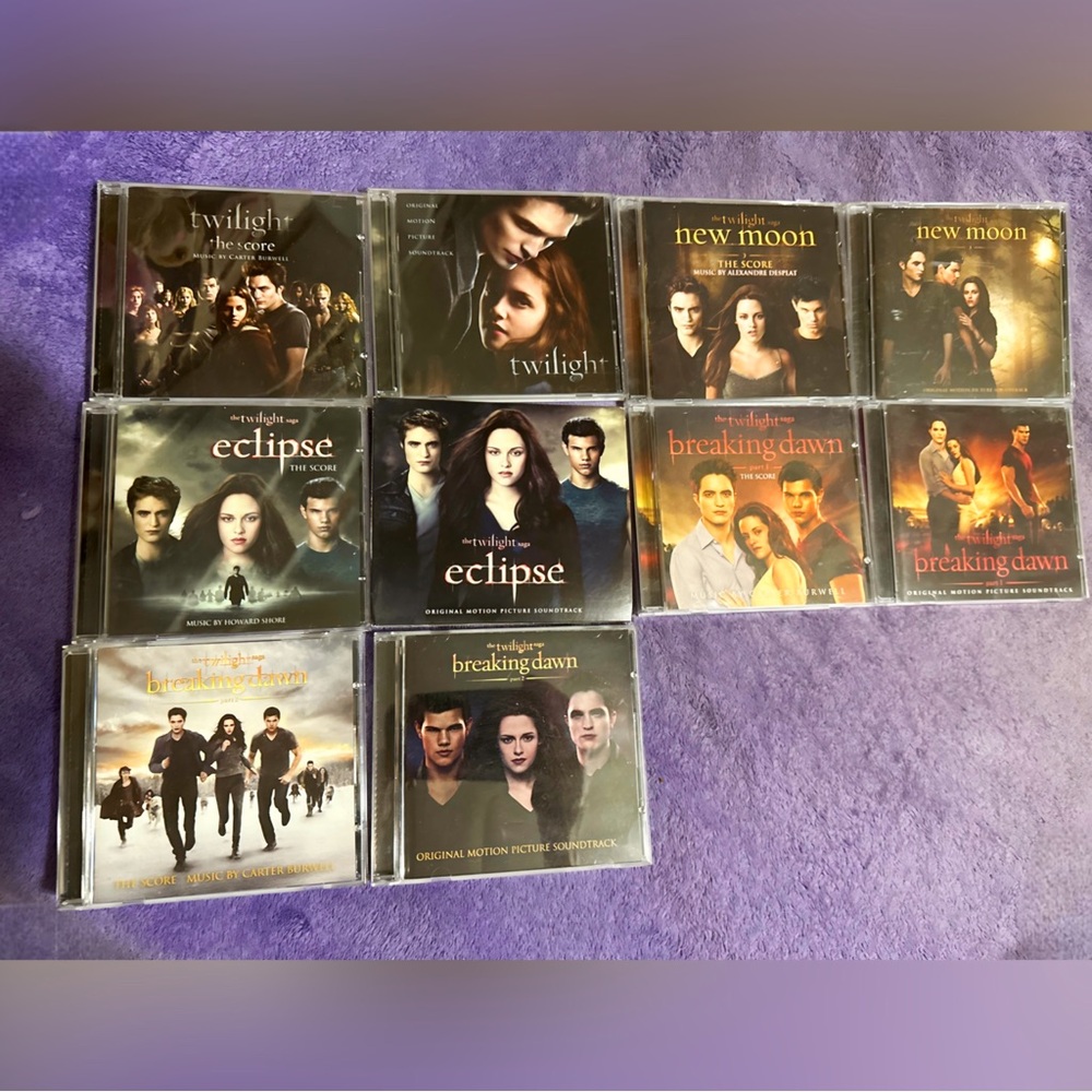 Twilight Saga Soundtrack CD Collection Entire Set